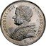 Italy 50 Baiocchi Gregorio XVI 1846 R XVI KM# 1323 GREGORIVS XVI PON MAX A XVI N C R. coin obverse
