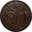 Italy Baiocco Benedict XIV 1742 II KM# 1154 BENED XIV P MAX A II coin obverse