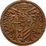 Italy Baiocco Clement XIII 1758 I KM# 1184 CLEM XIII PON M A I coin obverse