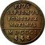 Italy Baiocco Pius VII (1801) R MDCCCI KM# 1263 PIVS SEPTIMVS PONTIFEX MAXIMVS MDCCCI coin reverse