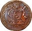Italy Baiocco Pius VII 1802 R MDCCCII (1802)-II KM# 1267 PONTIFICATVS AN SECVNDO BAIOCCO coin obverse