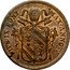 Italy Baiocco Pio IX 1850 R V KM# 1345 PIVS IX PONT MAX ANNO V coin obverse