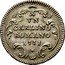 Italy Carlino Clement XIV 1771 III KM# 1207 VN CARLINO ROMANO 1771 coin reverse