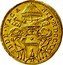 Italy Doppia Scudo D'oro Annibale Albani Sede Vacante. Piedfort 1721 KM# 786 SEDE. VACA NTE. MDCCXXI coin obverse