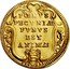 Italy Doppia Scudo D'oro Clement XI ND (1714) XIV KM# 758 FOENVS PECVNIÆ FVNVS EST ANIMÆ coin reverse