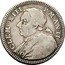 Italy Doppio Giulio (1/5 Scudo) Clement XIII 1760 1760-II KM# 998 CLEM XIII P M AN II coin obverse