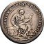 Italy Giulio Clement XI St. Peter - seated ND (1714) XIV KM# 755 S PETRVS PRINCEPS APOSTOLOR coin reverse