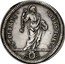 Italy Giulio Clement XI St. Peter - standing ND (1717) XVII KM# 766 S PETRUS APOSTOLUS coin reverse