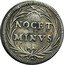 Italy Grosso Innocent XI 1685 KM# 468 NOCET MINVS coin reverse