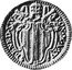Italy Mezzo Baiocco Benedict XIV 1755 XV KM# 1181 BENED XIV PON M A XV coin obverse