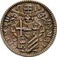 Italy Mezzo Baiocco Clement XIII 1759 I KM# 1188 CLEM XIII PON M A I coin obverse