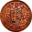 Italy Mezzo Baiocco Pius VII 1802 R MDCCCII (1802)-II KM# 1265 PONTIFICATVS AN SECVNDO M BAI coin obverse