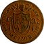 Italy Mezzo Baiocco Pius VII 1822 R MDCCCXXII (1822)-XXII KM# 1290 PONTIFICAT ANNO XXII MEZZO B coin obverse