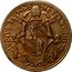 Italy Mezzo Baiocco Pio IX 1849 R IIII KM# 1340 PIVS IX PON MAX AN IIII coin obverse