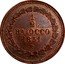 Italy Mezzo Baiocco Pio IX Ornate shield 1851 R V KM# 1355 1 2 BAIOCCO 1851 R coin reverse