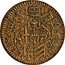 Italy Mezzo Baiocco Clement XIII ND (1758) I KM# 1183.1 CLEM XIII PON M A I coin obverse