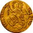 Italy Mezzo Zecchino Annibale Albani 1740 KM# 931 SEDE VACAN 1740 coin reverse