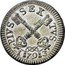 Italy Otto Baiocchi Pius VI 1793 KM# 1235 PIVS SEX TVS 1 79 3 coin obverse