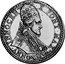 Italy Piastra Innocent X 1650 MDCL (1650)-VII KM# 254 INNOCENT X PONT MAX ANNO VII coin obverse