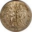 Italy Piastra Clemente X 1671 MDCLXXI (1671)-II KM# 351 MANVM MINVIT BONVM AVGET CLEM LIB coin reverse