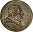 Italy Piastra Alexander VIII 1690 MDCXC (1690)-I KM# 528 ALEXANDER VIII PONT MAX A I HAMERANVS F coin obverse