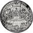 Italy Piastra Innocent XII 1696 V KM# 598 LOQVETVR PAC EM GENTIVBS P P B F 1696 coin reverse