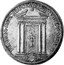 Italy Piastra Clement XI 1700 MDCC (1700)-I KM# 653 PORTAM SANCTAM CLAVSIT A TVBILEI MD.C.C. RO MA coin reverse