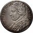 Italy Piastra Clement XI 1702 II KM# 664 CLEMENS XI PONT MAX A II BORNER coin obverse
