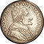 Italy Piastra Innocent XI ND (1678) III KM# 403 INNOCEN XL PONT MAX A III HAMERANO coin obverse