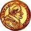 Italy Quadrupla Scudo D'oro Alexander VIII 1690 MDCXC (1690)-I KM# A532 ALEXANDER VIII PONT M A I coin obverse