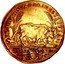Italy Quadrupla Scudo D'oro Alexander VIII 1690 MDCXC (1690)-I KM# A532 RH FRVMENTRIA RESTILVIA MDCXC coin reverse