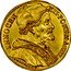 Italy Quadrupla Scudo D'oro Innocent XII 1694 IIII KM# 617 INNOCEN XII PONT M A IIII P P BORNER F coin obverse