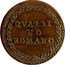 Italy Quattrino Clement XIII 1758 I KM# 1182.2 QVATRI NO ROMANO coin reverse