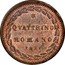 Italy Quattrino Gregorio XVI 1831 R I KM# 1312 QVATTRINO ROMANO 1831 coin reverse