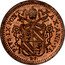 Italy Quattrino Pius IX 1851 R VI KM# 1359 PIVS.IX.PONT MAX.AN.VI. coin obverse