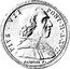 Italy Scudo Pius VII 1816 R XVII KM# 1280 PIVS VII PONT M A XVII coin obverse