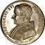 Italy Scudo Gregorio XVI 1833 R III KM# 1315.2 GREGORIVS XVI PON MAX A III NIC CERBARA 1833 coin obverse