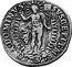 Italy Testone Sede Vacante 1623 KM# 115 QA DOMINVS SVSCEPIT ME coin reverse