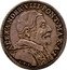 Italy Testone Alexander VIII 1689 I KM# 505 ALEXANDER VIII PONT MAX A I A T F coin obverse