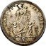 Italy Testone Clement XI ND (1708) VIII KM# 708 A DEO ET PRO DEO E H coin reverse