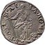 Italy Testone (Paul V) KM# 51 S PAVLVS AL MA ROMA coin reverse