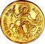 Italy Zecchino Benedict XIV 1740 I KM# 936 BEN XIV P M A I 1740 coin obverse