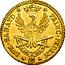 Italy 1/2 Doppia Vittorio Amedeo III 1786 KM# 85 DVX SABAVD PRINC PEDEM coin reverse