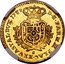 Italy 1/2 Doppia Ferdinando di Borbone 1789 S C# 17 D G PARMÆ PLAC ETVASTAL DVX 1789 coin reverse