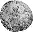 Italy 1/2 Doppia (Ferdinando II) KM# 25 ... PISAS SVP... coin reverse