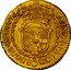 Italy 1/2 Doppia Vittorio Amedeo II 1676 KM# 293 PRINCI PEDEM REGES CYP 1677 coin reverse