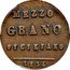 Italy 1/2 Grano (Mezzo Grano) Ferdinando II 1836 KM# 257 MEZZO GRANO SICILIANO 1836 coin reverse
