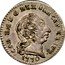 Italy 1/2 Reale Carlo Emanuele III 1770 KM# 56 CAR. EM D G REX SAR CYP ET IER 1770 coin obverse