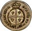 Italy 1/2 Reale Carlo Emanuele III 1770 KM# 56 DVX SAB ET MONTISFER PRINC PED &. coin reverse