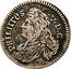 Italy 1/2 Tari (Mezzo Tari) Filippo V 1707 DD-S KM# 77 PHILIPPUS V D G coin obverse
